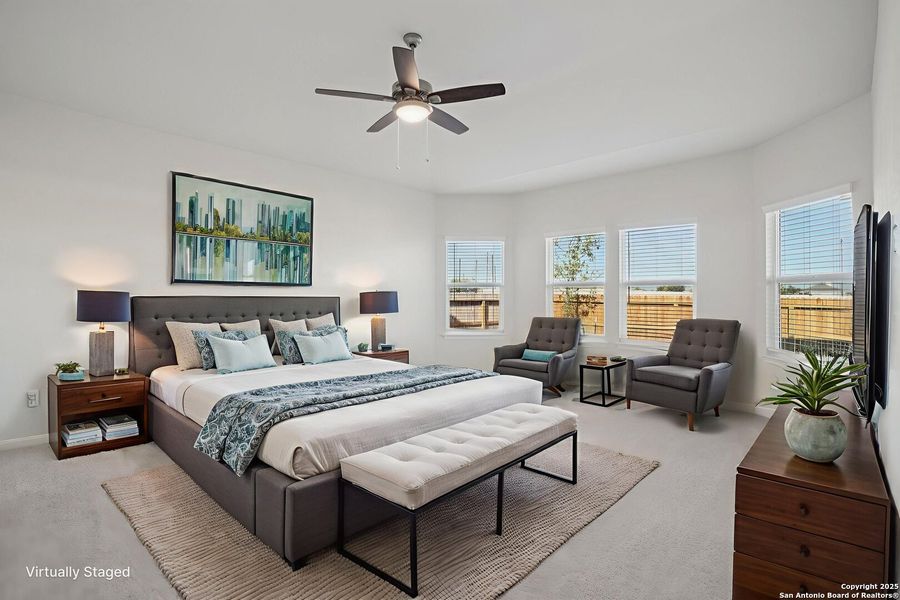 Furnished interior view inside a new home in Carmel Ranch, Schertz (Image 8). Furnished interior view inside a new home in Carmel Ranch, Schertz (Image 8).