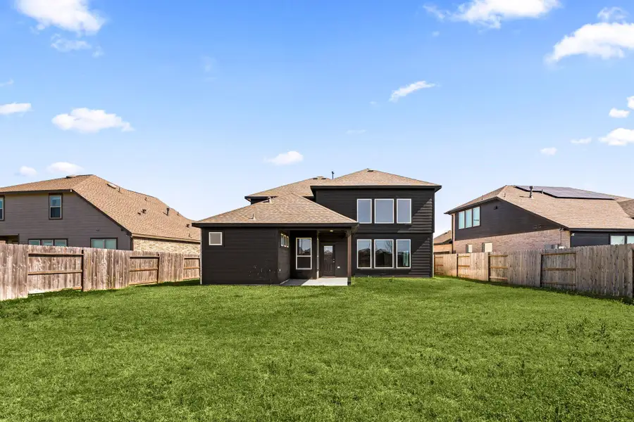 Exterior details and patio area of a home in , Cypress (Image 30).