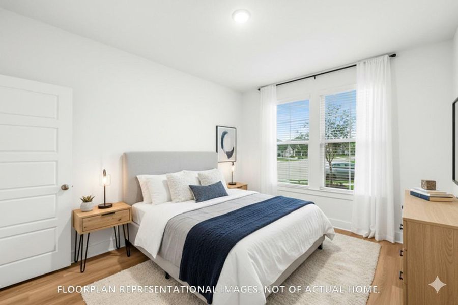 Furnished interior view inside a new home in Hallimore Ranch, Rosenberg (Image 7).