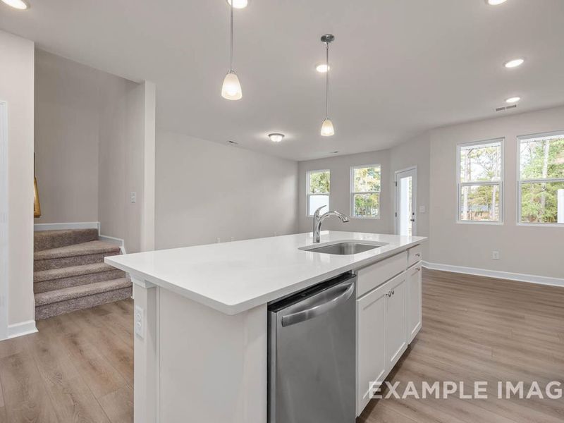 Furnished interior view inside a new home in Springvale, Fuquay Varina (Image 7).