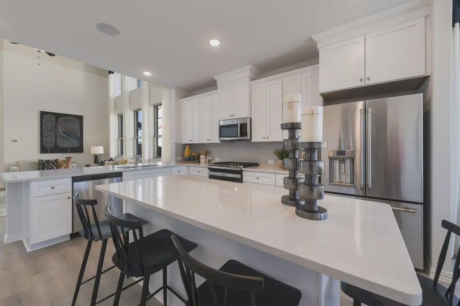 Representative furnished interior of a home built from the Tucson by Chesmar Homes in Heartland 40's, Heartland (Image 6).