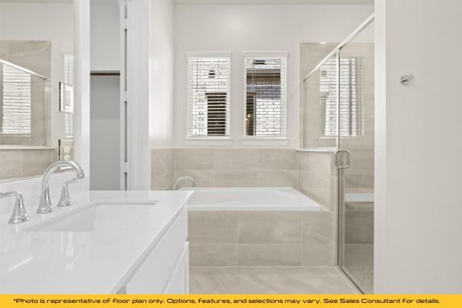 Representative furnished interior of a home built from the The Cayman by Stonefield Homes in The Highlands, Rockwall (Image 61).