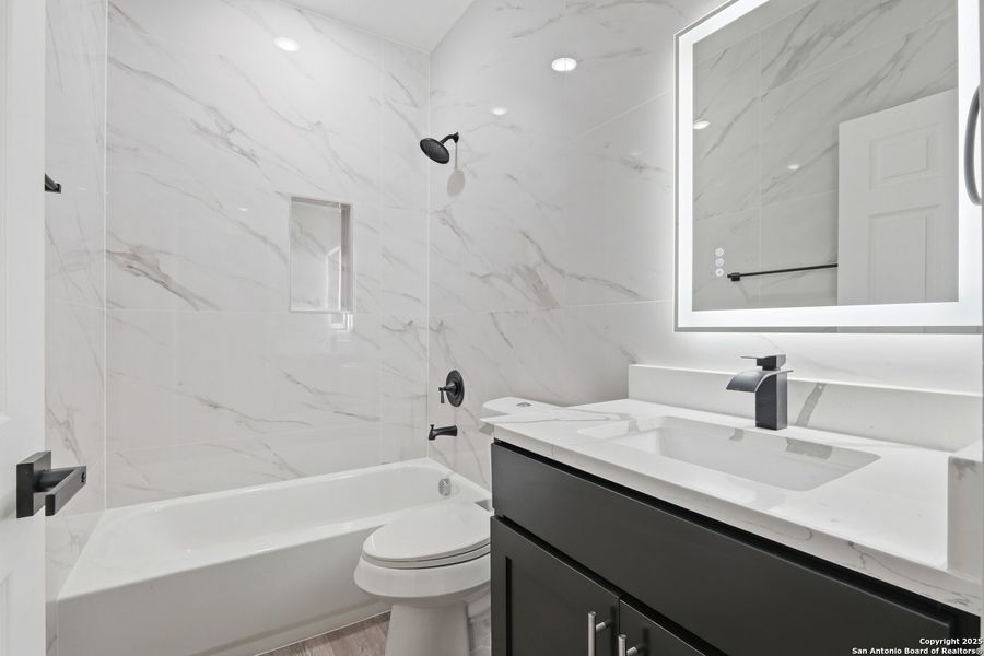 Furnished interior view inside a new home in , San Antonio (Image 10).