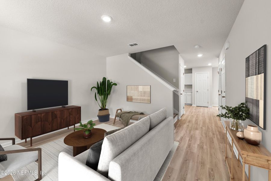 Furnished interior view inside a new home in , Jacksonville (Image 8).