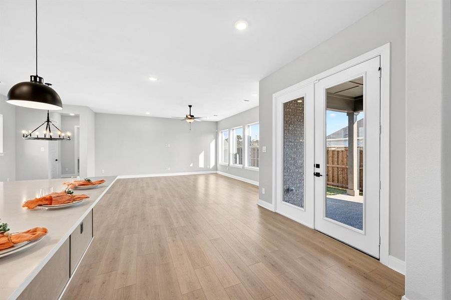 Furnished interior view inside a new home in Elements at Viridian - Signature Series, Arlington (Image 28).