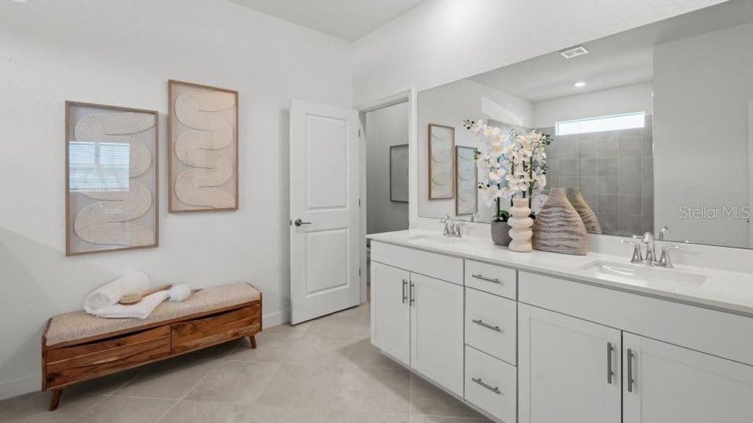 Furnished interior view inside a new home in Island Lakes at Coco Bay, Englewood (Image 7).