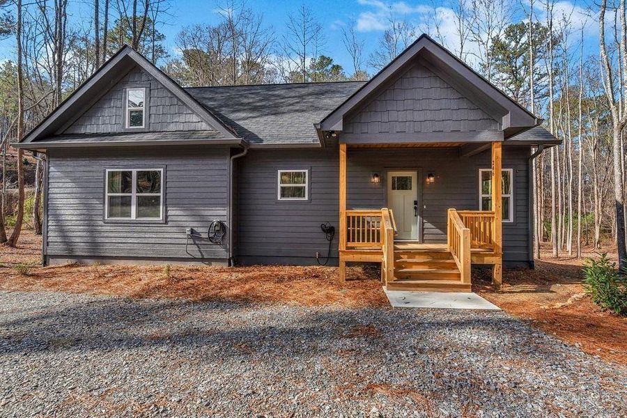 Exterior details and patio area of a home in , Talking Rock (Image 26).