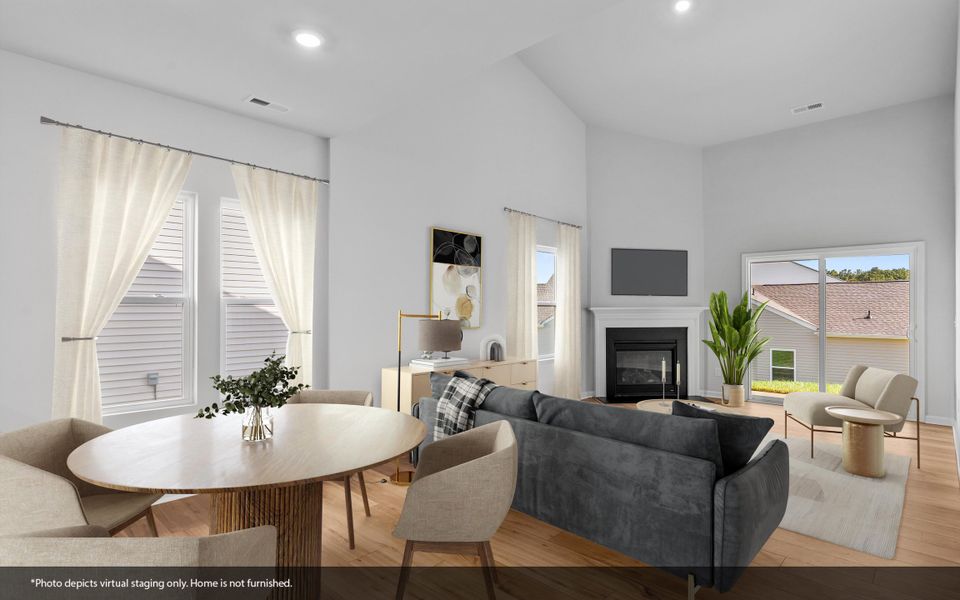 Furnished interior view inside a new home in Hanes Lake, Winston-Salem (Image 6).