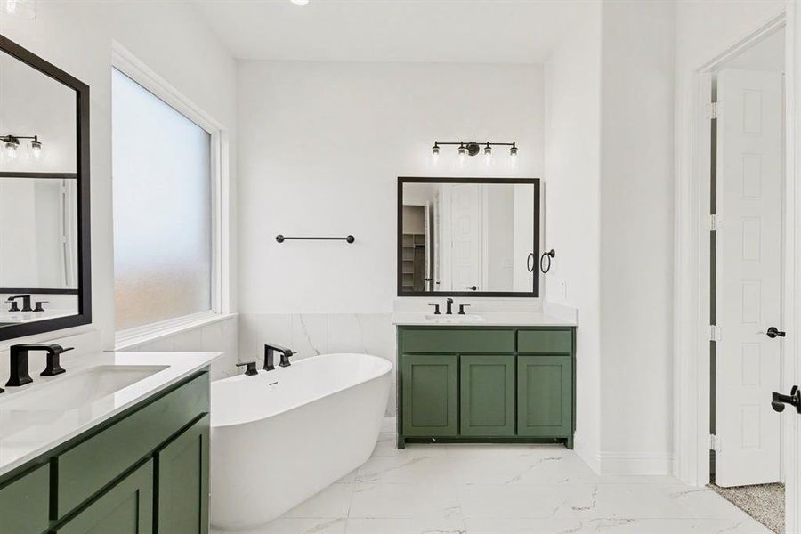 Furnished interior view inside a new home in , Prosper (Image 7).