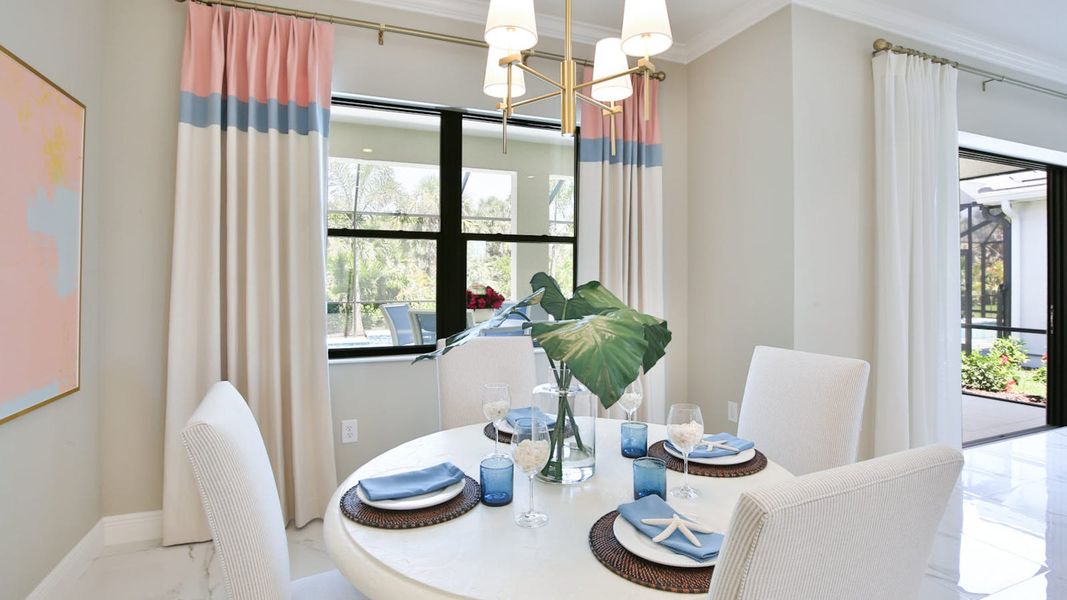 Representative furnished interior of a home built from the Bright Meadow 2 by Neal Communities in Boca Royale Golf & Country Club Real Estate and Homes for Sale in Englewood, FL - Neal Communities, Englewood (Image 11).