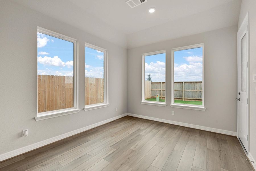 Cafe. Sample product photo. Actual exterior and interior selections may vary by homesite. Photo may be virtually staged.