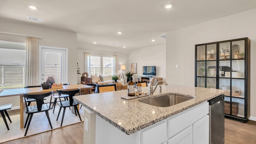 Furnished interior view inside a new home in Monarch Ranch, Manor (Image 9).