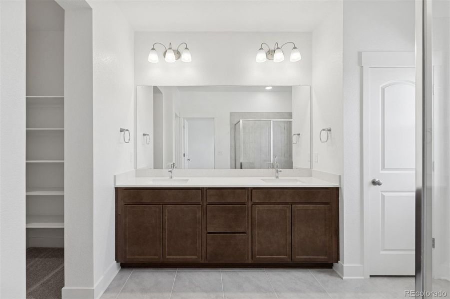 Furnished interior view inside a new home in Painted Prairie Cottage, Aurora (Image 18).