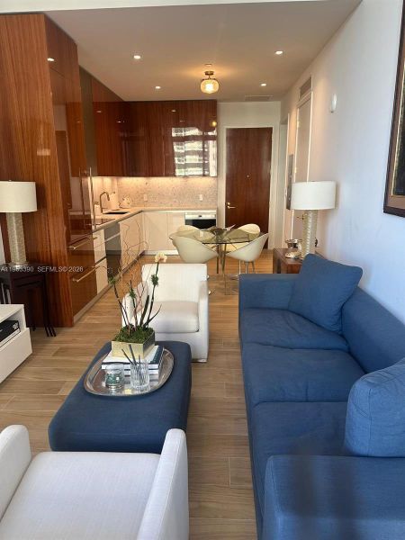 Furnished interior view inside a new home in Mr. C Residences, Miami (Image 6).