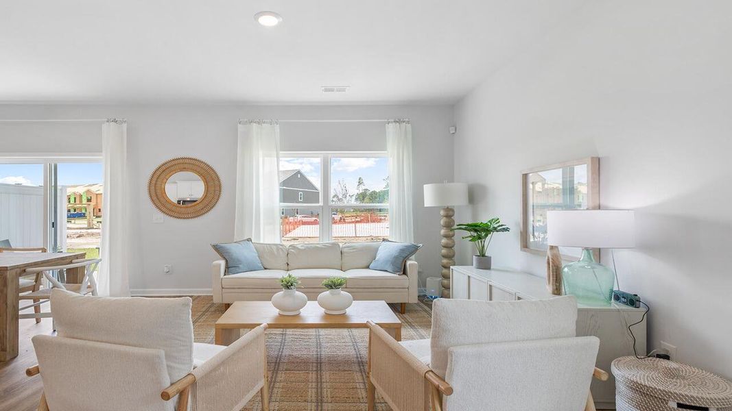 Furnished interior view inside a new home in The Crossing at St. James, Summerville (Image 13).