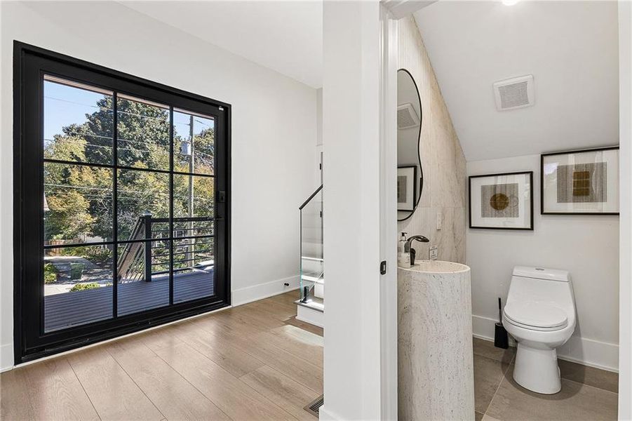 Furnished interior view inside a new home in , Atlanta (Image 56).