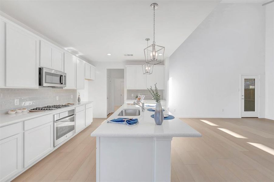 Furnished interior view inside a new home in Tarrytown, Crowley (Image 9).