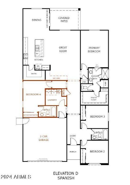 El Cidro Lot 43 Floorplan