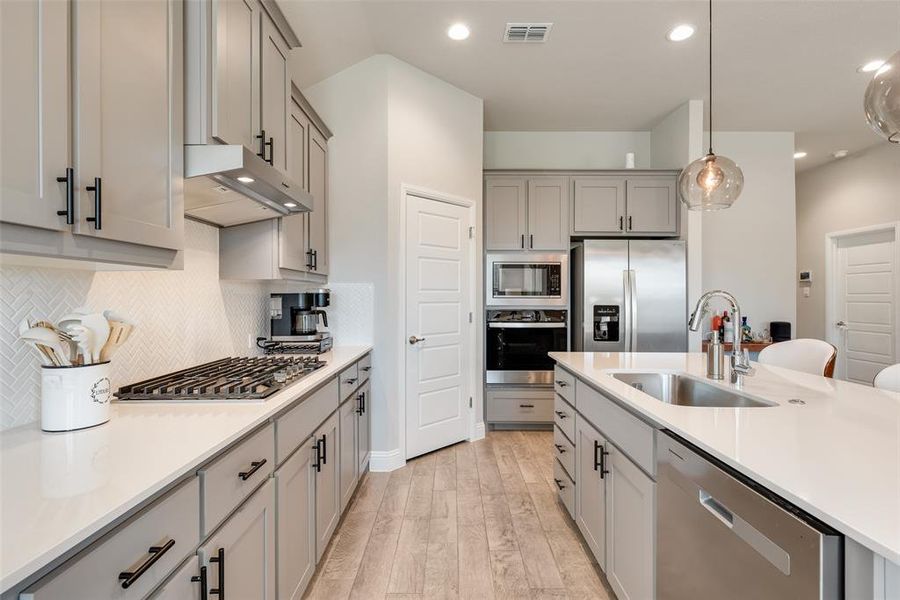 Furnished interior view inside a new home in , Denton (Image 28).