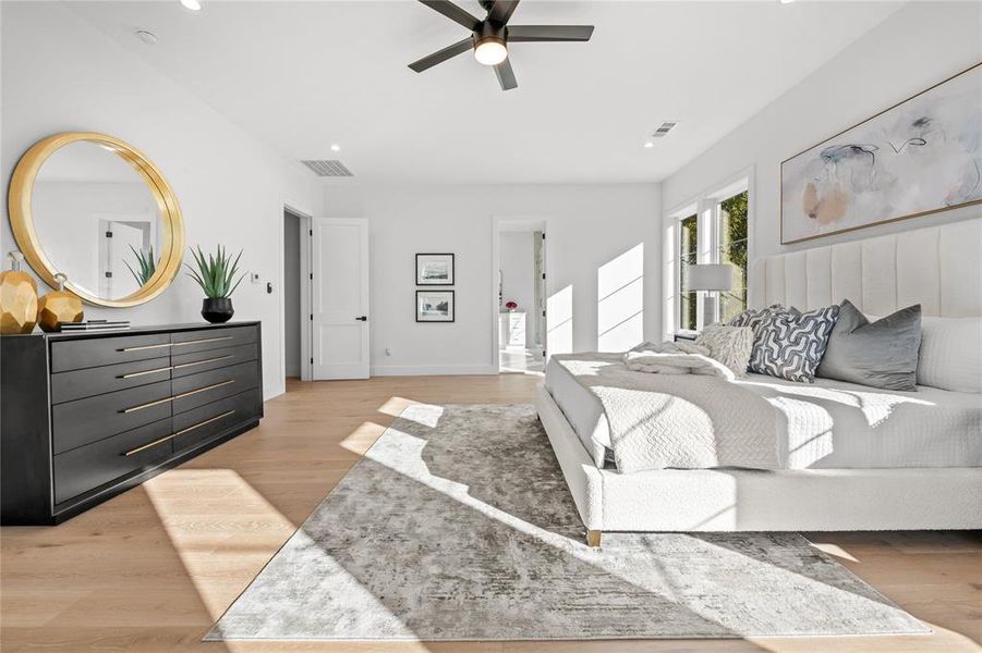 Furnished interior view inside a new home in , Dallas (Image 6).