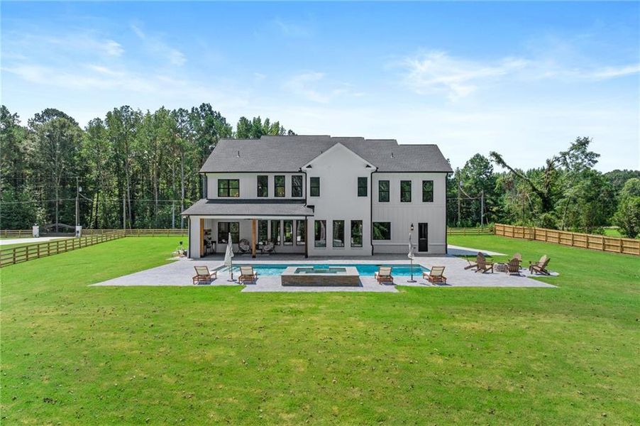 Exterior details and patio area of a home in , Dacula (Image 33).