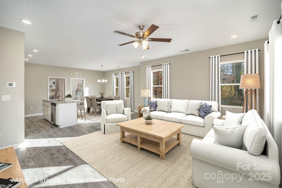 Furnished interior view inside a new home in , Salisbury (Image 16). Furnished interior view inside a new home in , Salisbury (Image 16).