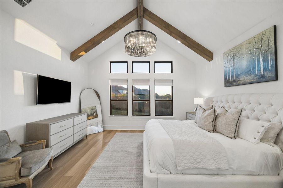 Furnished interior view inside a new home in , Katy (Image 18).