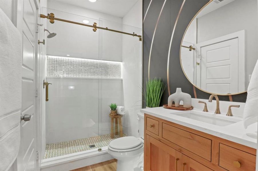 Furnished interior view inside a new home in , Dallas (Image 15). Furnished interior view inside a new home in , Dallas (Image 15).