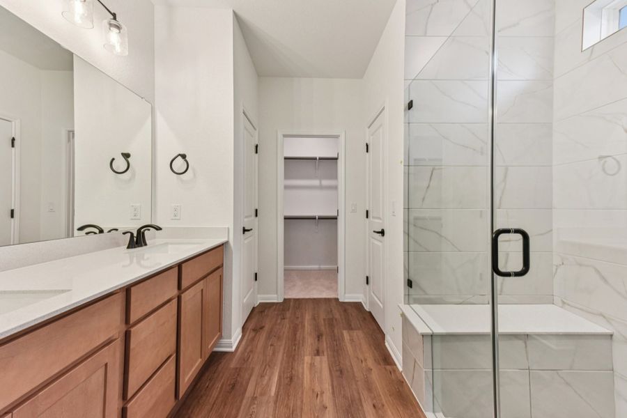 Furnished interior view inside a new home in Easton Park, Austin (Image 7).