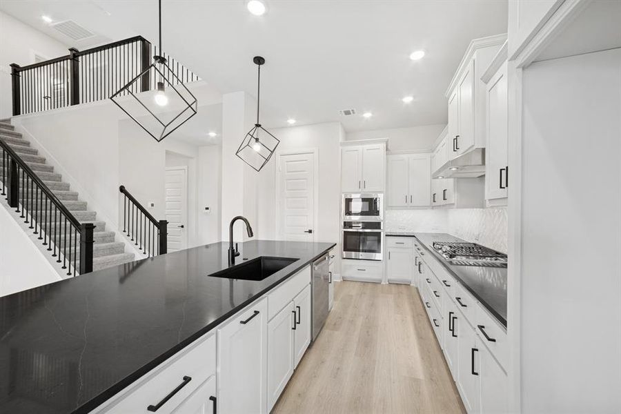 Furnished interior view inside a new home in Highwoods, Fort Worth (Image 11). Furnished interior view inside a new home in Highwoods, Fort Worth (Image 11).