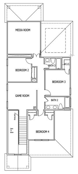 2D floor plan layout of this home in Mayfair, New Braunfels, TX (Image 3). 2D floor plan layout of this home in Mayfair, New Braunfels, TX (Image 3).