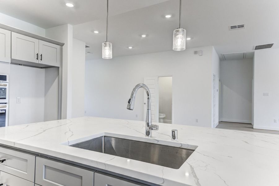 Close-up of interior finishes inside a home in Townsen Landing, Humble (Image 19).