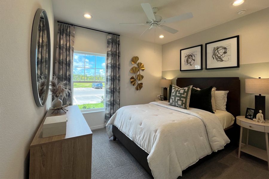 Ashley townhome model in Pine Meadows, Eustis FL — elegant two-story home with 4 bedrooms, 3 baths, and 1,898 sq. ft. of living space. Featuring an open-concept kitchen, dining, and living area, this modern townhome offers flexible layouts for families, guests, or a home office. Highlights include a spacious primary suite with private bath, second-floor laundry, covered lanai, and welcoming entry porch. Built with energy efficiency and stylish design, the Ashley townhome blends comfort, functionality, and charm in a sought-after Central Florida community.