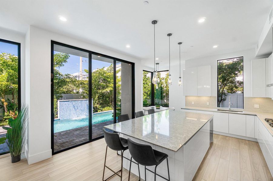 Furnished interior view inside a new home in , Delray Beach (Image 7).