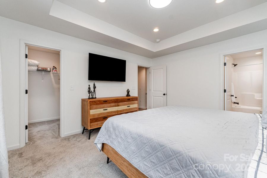 Furnished interior view inside a new home in , Charlotte (Image 9). Furnished interior view inside a new home in , Charlotte (Image 9).