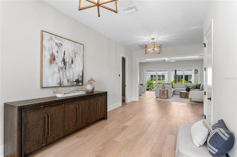Furnished interior view inside a new home in , Tampa (Image 10).