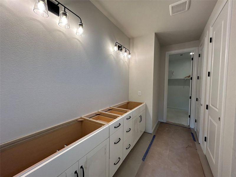 Furnished interior view inside a new home in Provence 50s, Austin (Image 9). Furnished interior view inside a new home in Provence 50s, Austin (Image 9).