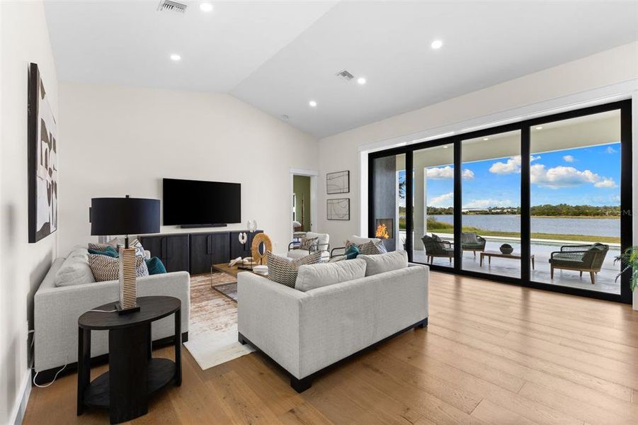 Furnished interior view inside a new home in , Myakka City (Image 8).