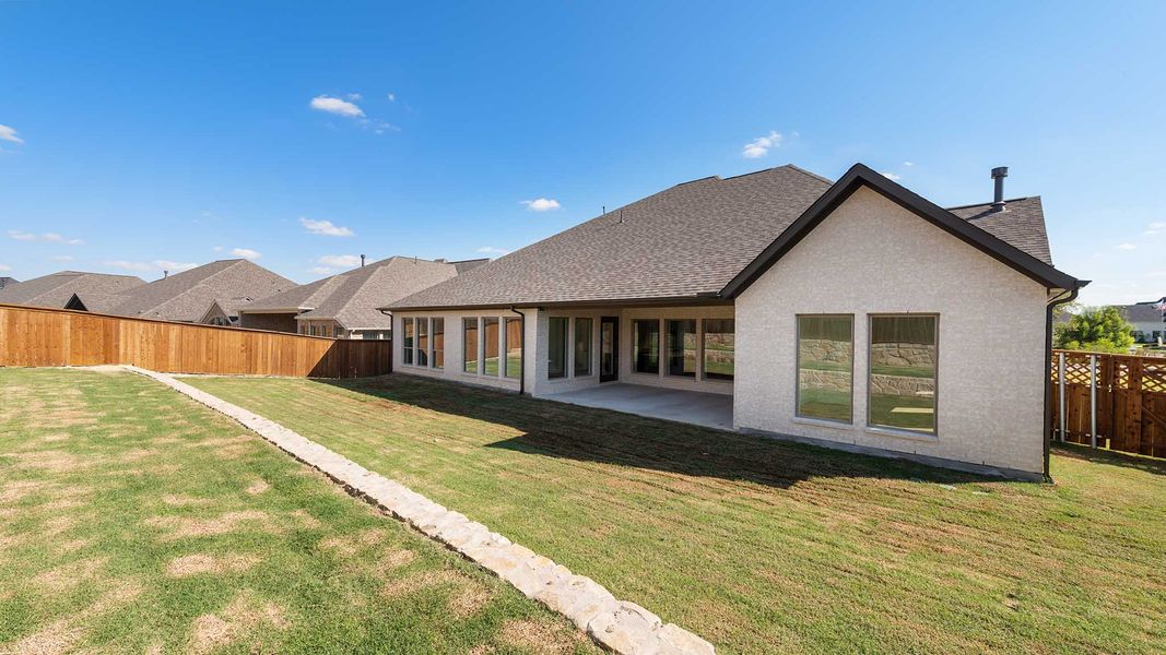 Exterior details and patio area of a home in Somerset Park, Rockwall (Image 3). Exterior details and patio area of a home in Somerset Park, Rockwall (Image 3).
