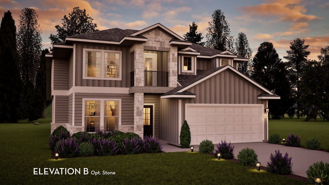 Representative exterior photo of a completed home built from the Silverthorne by CastleRock Communities in Dorris Farm, White House, TN (Image 19).