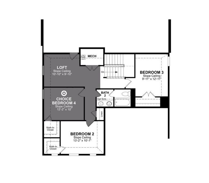2D floor plan layout of this home in Verandah, Royse City, TX (Image 3).