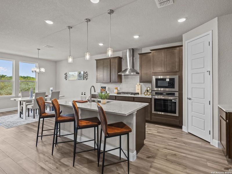 Furnished interior view inside a new home in The Reserve at Potranco Oaks, Castroville (Image 11).