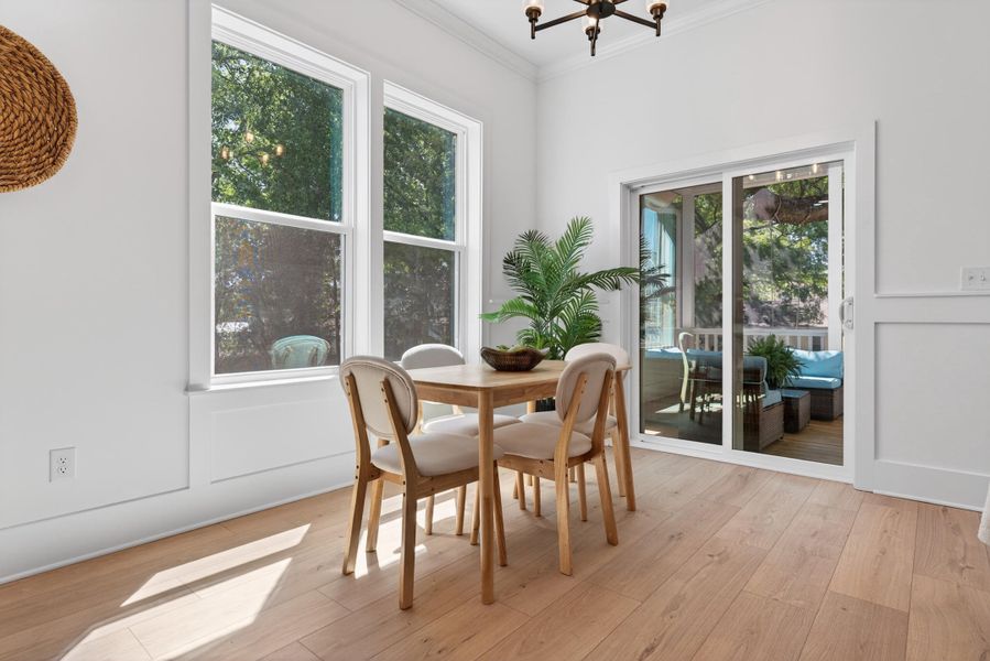 Furnished interior view inside a new home in , North Charleston (Image 18).