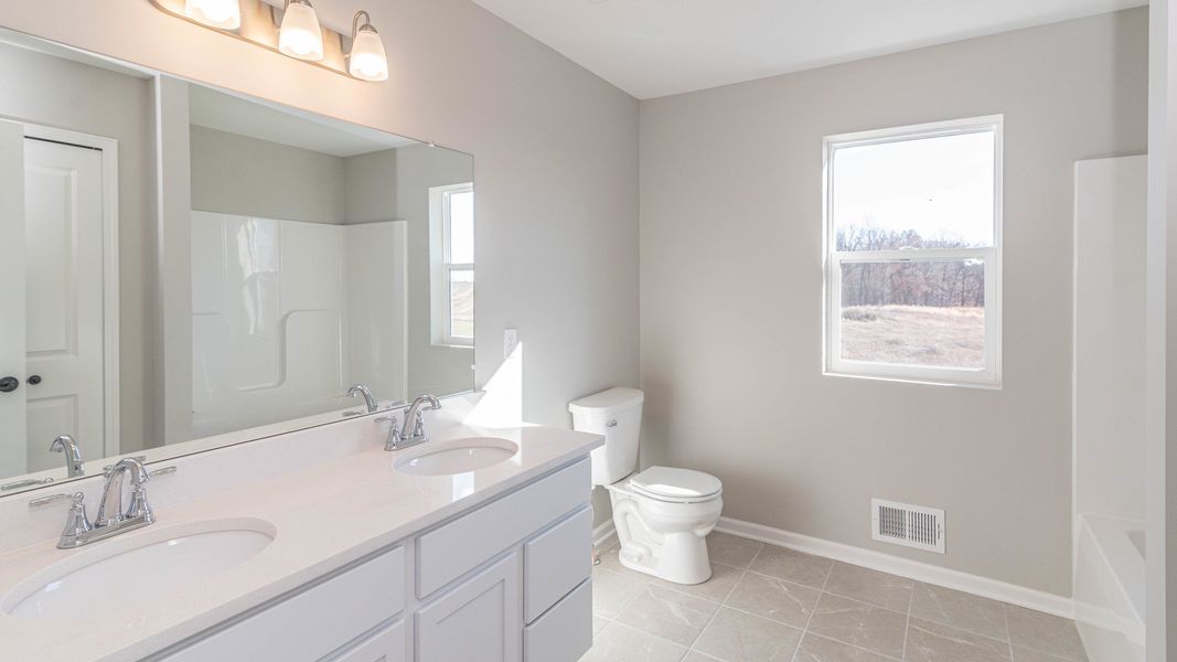 Representative furnished interior of a home built from the The Winslow by Norfolk Homes in Valleys, Jackson (Image 45).