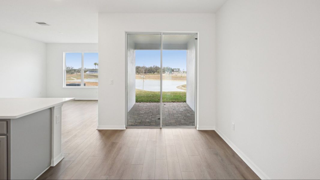 Furnished interior view inside a new home in Isla Mirada, San Antonio (Image 10).