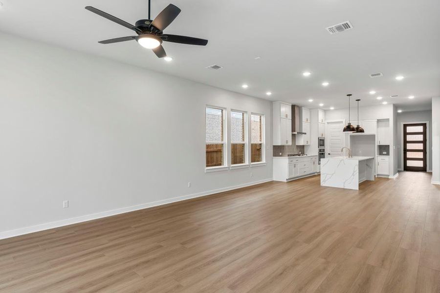 Spacious, unfurnished interior of a new home in Lariat, Liberty Hill (Image 18). Spacious, unfurnished interior of a new home in Lariat, Liberty Hill (Image 18).