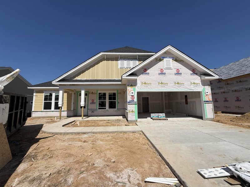 In-progress construction of a new home in Westwood Reserve, Conway, SC (Image 32).