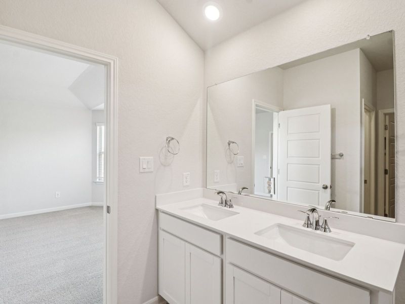 Furnished interior view inside a new home in Kallison Ranch, San Antonio (Image 12).