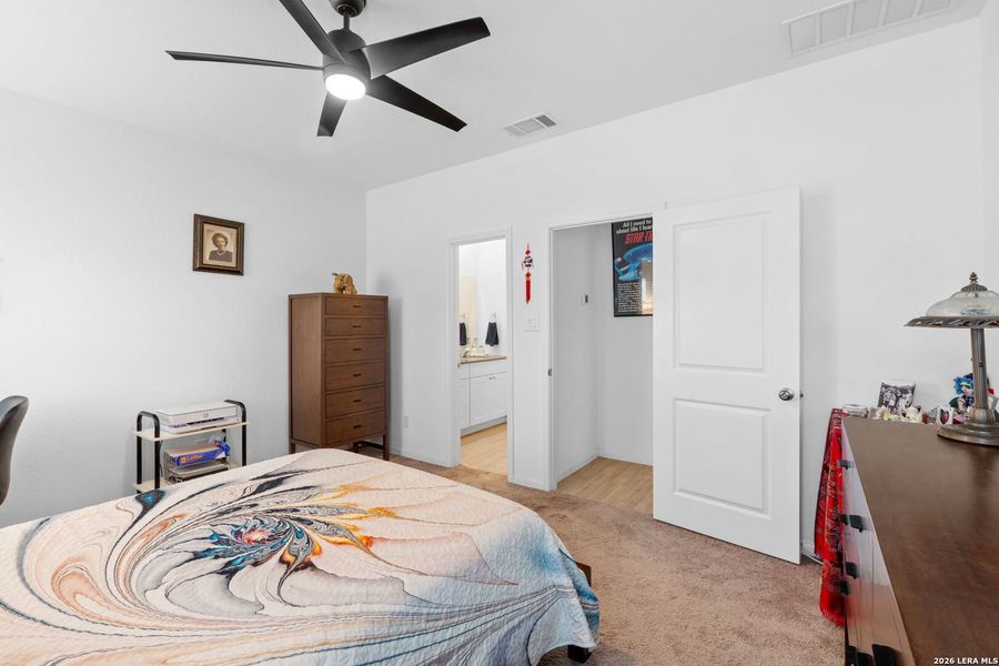 Furnished interior view inside a new home in Hidden Trails, Bulverde (Image 18).