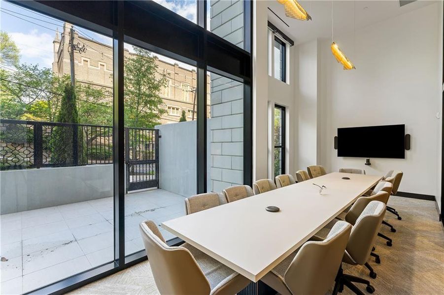 Furnished interior view inside a new home in The Dillon Buckhead, Atlanta (Image 5).